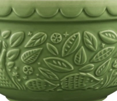 Mason Cash Mixing Bowl - In The Forest Green Hedgehog 8 1/4"