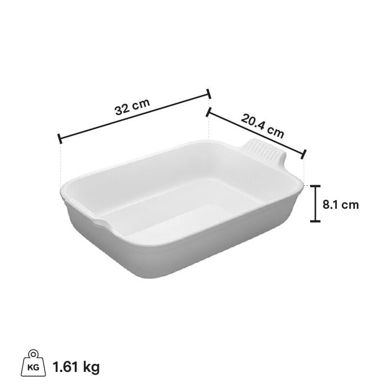 Le Creuset Rectangular Dish - 3.8L Cerise
