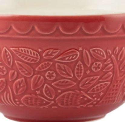 Mason Cash Mixing Bowl - In The Forest Red Hedgehog 8 1/4"