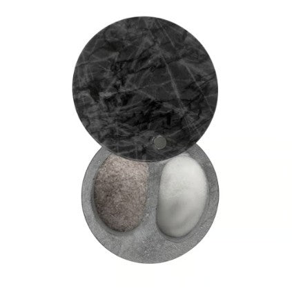 Fox Run Salt Cellar - Black Marble