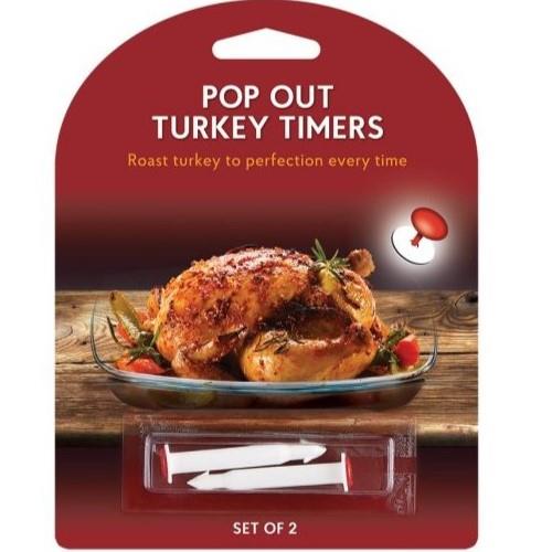 HIC Kitchen Pop Up Turkey Timer Set of 2