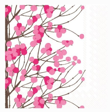 Marimekko Lunch Napkins - LUMIMARJA White Pink