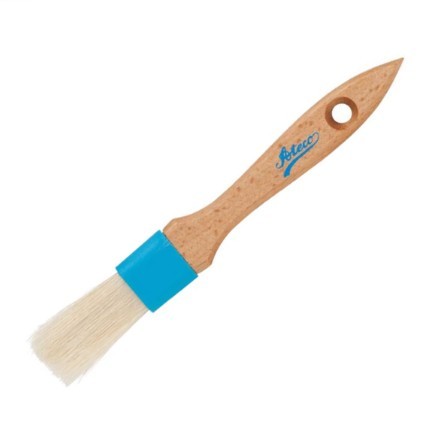Ateco Pastry Brush - 1” Flat Composite Ferrule