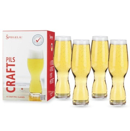 Spiegelau Beer Glasses Craft Pilsner Set of 4
