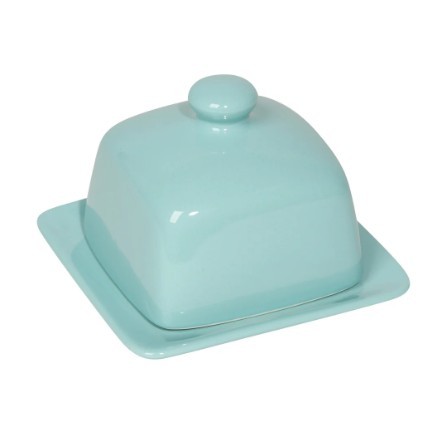 Now Designs Butter Dish - Square Eggshell