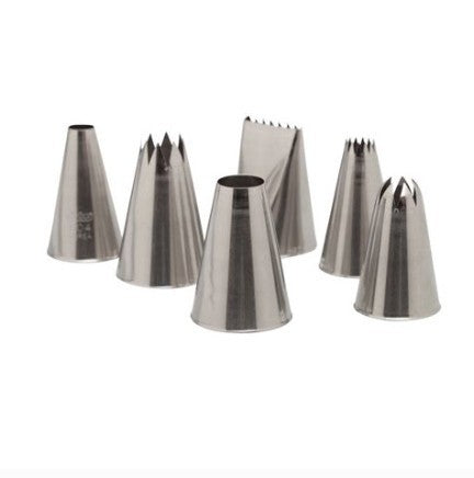 Ateco Pastry Tube Set - 6 Piece