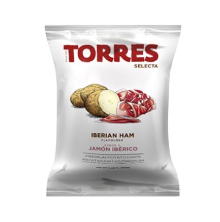 Torres Selecta Potato Chips - Iberian Ham