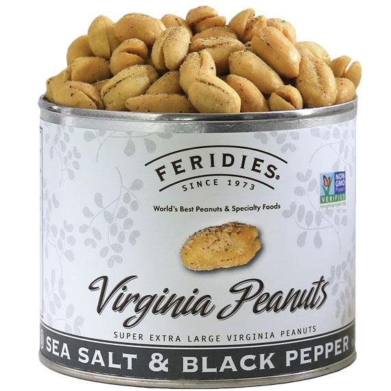 Feridies Sea Salt & Black Pepper Virginia Peanuts 9oz