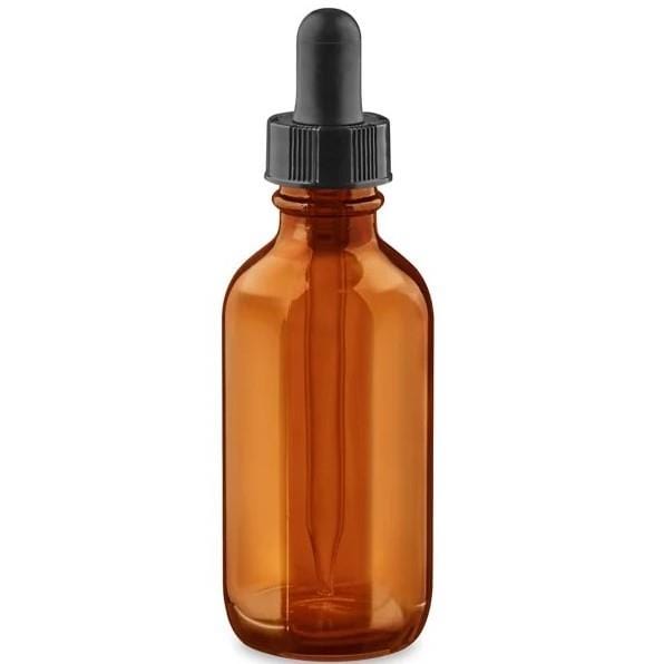 Amber Glass Dropper Bottle - 2oz
