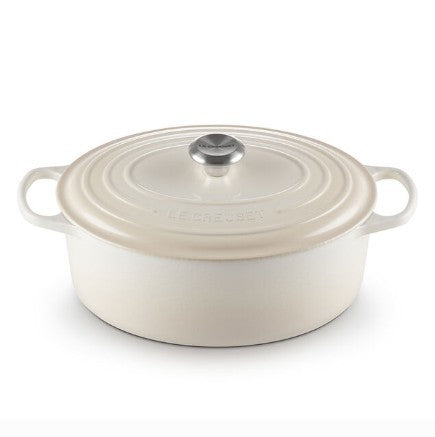 Le Creuset Oval Dutch Oven - 6.3L Meringue