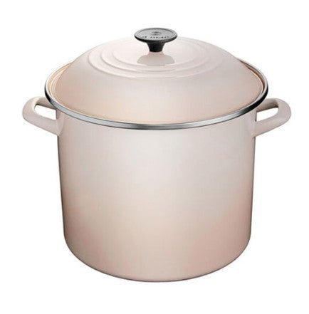 Le Creuset 11.4L Enameled Steel Stockpot Meringue
