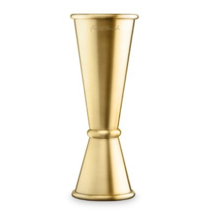 Final Touch Jigger - Brass Plated 1oz/2oz