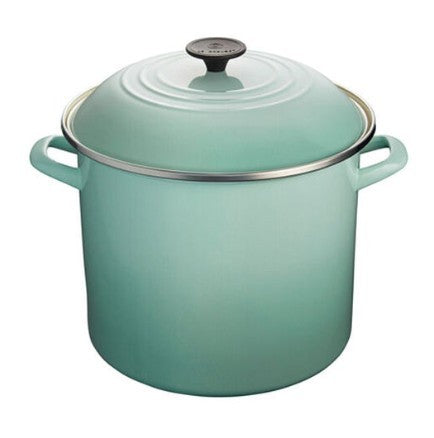 Le Creuset 11.4L Enameled Steel Stockpot Sage
