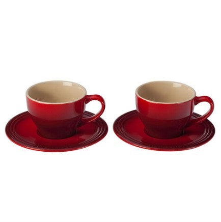 Le Creuset Cappuccino Cups - Set of 2 Classic Cerise