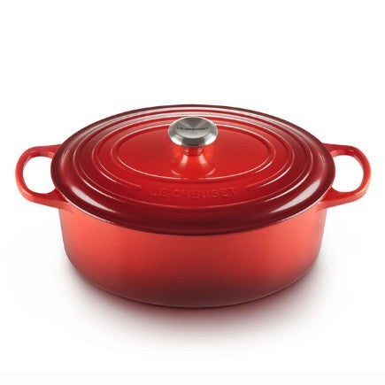 Le Creuset Oval Dutch Oven - 6.3L Cerise