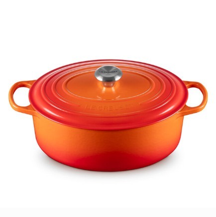 Le Creuset Oval Dutch Oven - 6.3L Flame