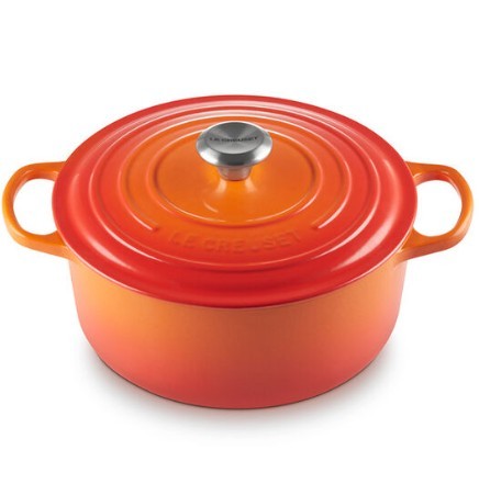 Le Creuset Round Dutch Oven - 5.3L Flame