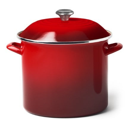 Le Creuset 11.4L Enameled Steel Stockpot Cerise