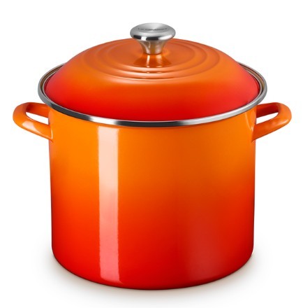 Le Creuset 11.4L Enameled Steel Stockpot Flame