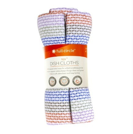 Full Circle Dish Cloths - Set Of 3