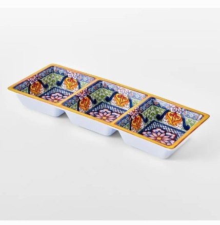 Prepara Taco Topping Tray - 3 Section