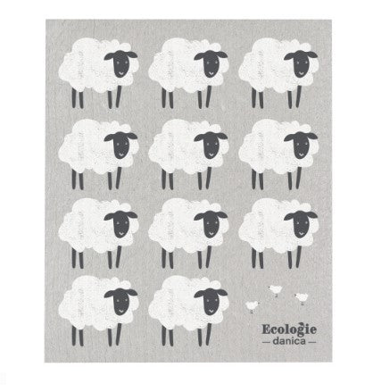 Ecologies Swedish Sponge Cloth - Counting Sheep