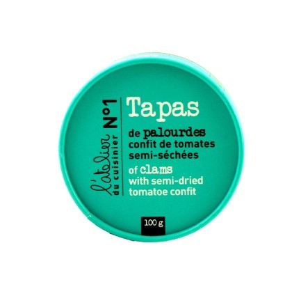 L'Atelier du Cuisinier Tapas of Clams with Tomato Confit