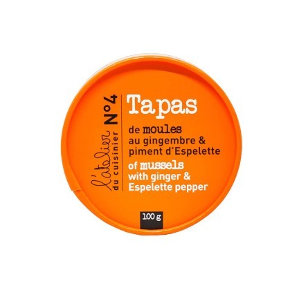 L'Atelier du Cuisinier Tapas of Mussels with Ginger & Espelette Pepper