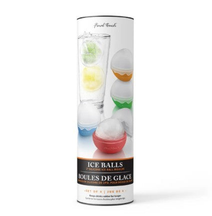 Final Touch Ice Ball Molds - Set of 4
