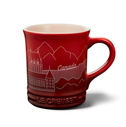 Le Creuset Canadian Destination Canada Mug - Cerise