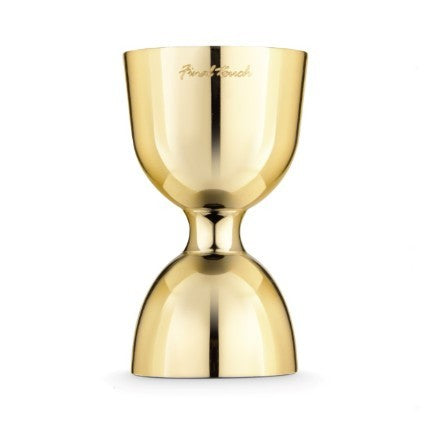Final Touch Jigger Heavy Duty - Brass Plated 1oz/2oz