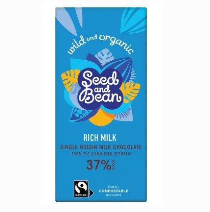Seed & Bean Chocolate Bar - Rich Milk