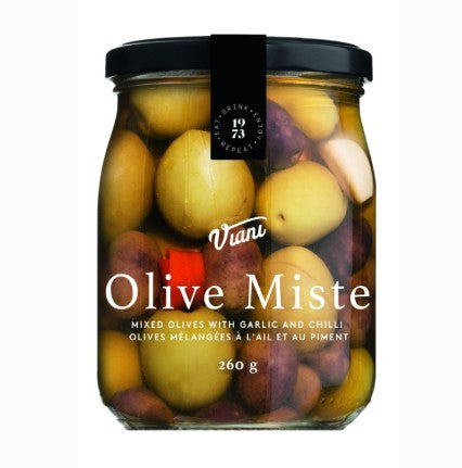 Viani Mixed Olives with Garlic and Chilli