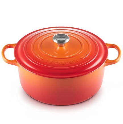 Le Creuset Round Dutch Oven - 8.1L Flame