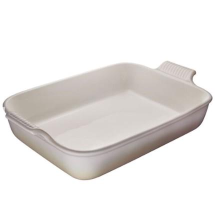 Le Creuset Rectangular Dish - 4.7L Meringue
