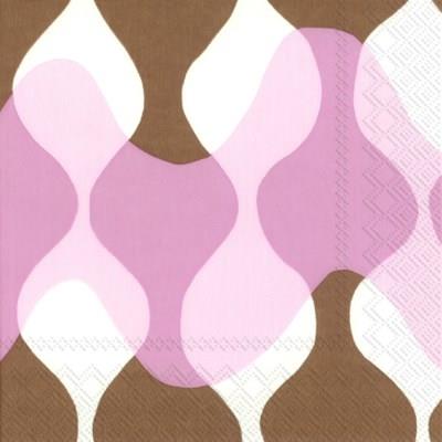 Marimekko Luncheon Paper Napkins LOKKI PERGOLA Rose