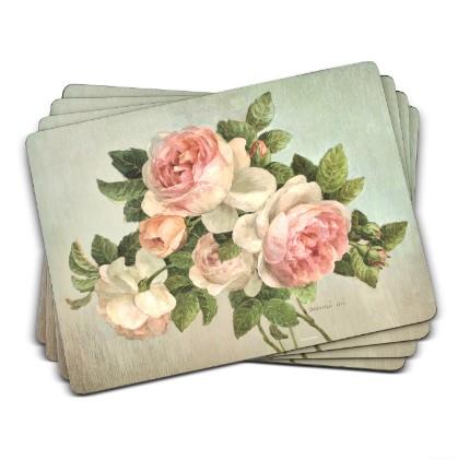Pimpernel Placemats Antique Roses Set of 4