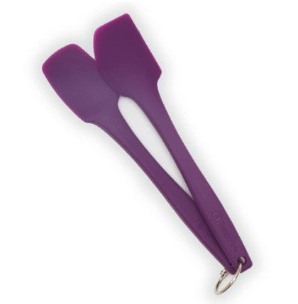Thermoworks Mini Silicone Spatula/Spoonula Set - Purple
