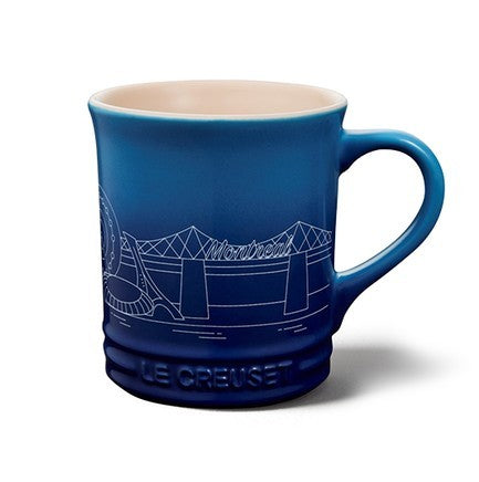 Le Creuset Canadian Destination Montréal Mug - Blueberry