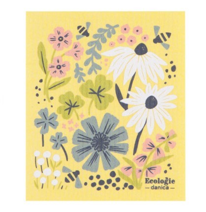 Ecologies Swedish Sponge Cloth - Bees & Blossoms