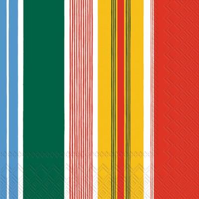 Marimekko Luncheon Paper Napkins PARAATI Yellow Red