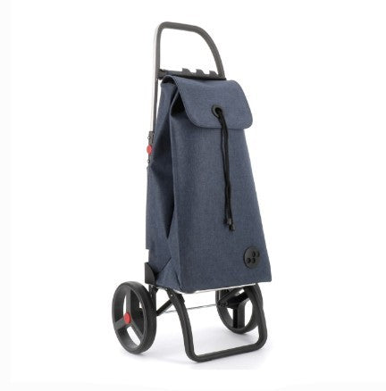 Rolser Shopping Trolly - I-Max Tweed Big Wheel Foldable Navy