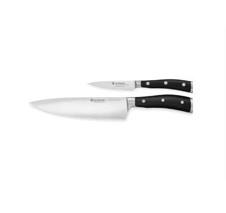 Wusthof Classic Ikon 2 Piece Chef Knife Set