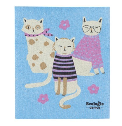 Ecologies Swedish Sponge Cloth - Feline Fine