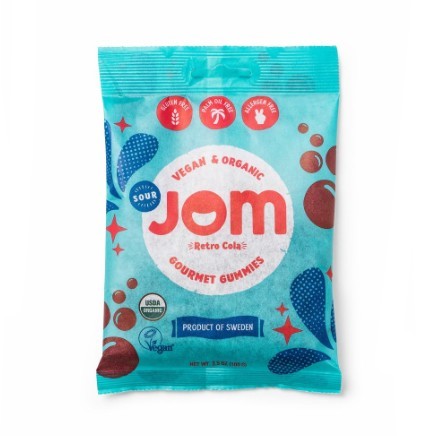 JOM Gourmet Gummies Sour Retro Cola