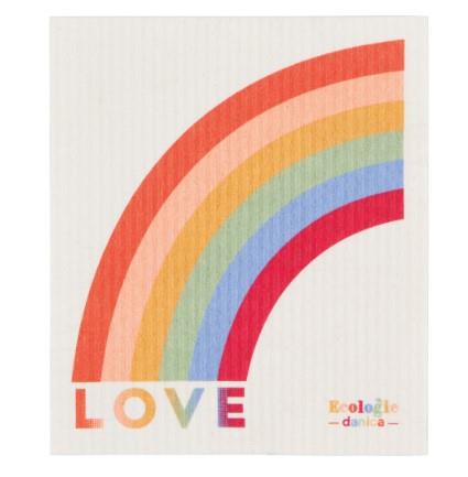 Ecologies Swedish Sponge Cloth - Love Is Love
