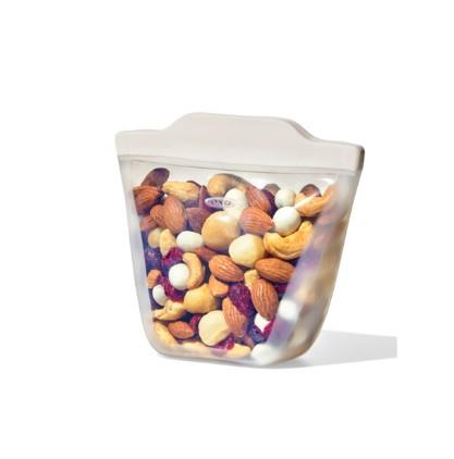 OXO Good Grips Reusable Bag Stand-Up Snack - Oat White