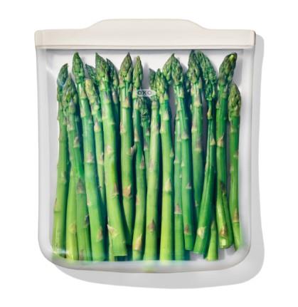 OXO Good Grips Reusable Bag Half Gallon - Oat White