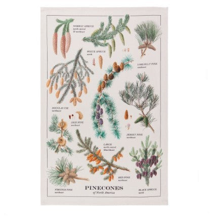 Now Designs Dishtowel - Pinecones