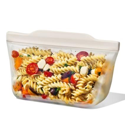 OXO Good Grips Reusable Bag Quart Stand-Up - Oat White